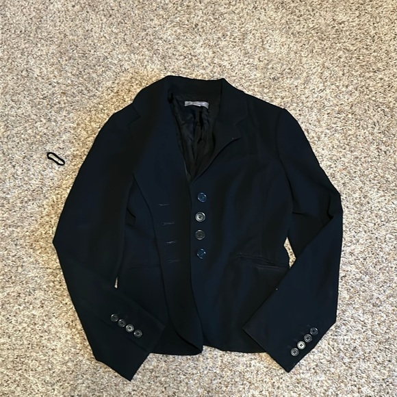 Ann taylorr women’s black button down blazer - Picture 1 of 9